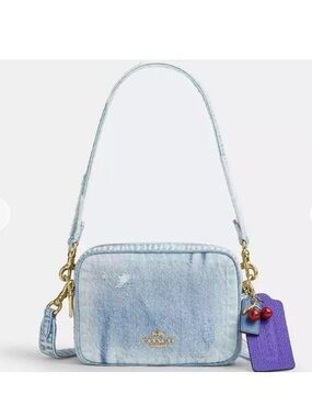 Coach Mini Jamie Camera Bag in Loved Denim